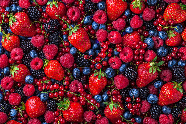 mixture of berries
